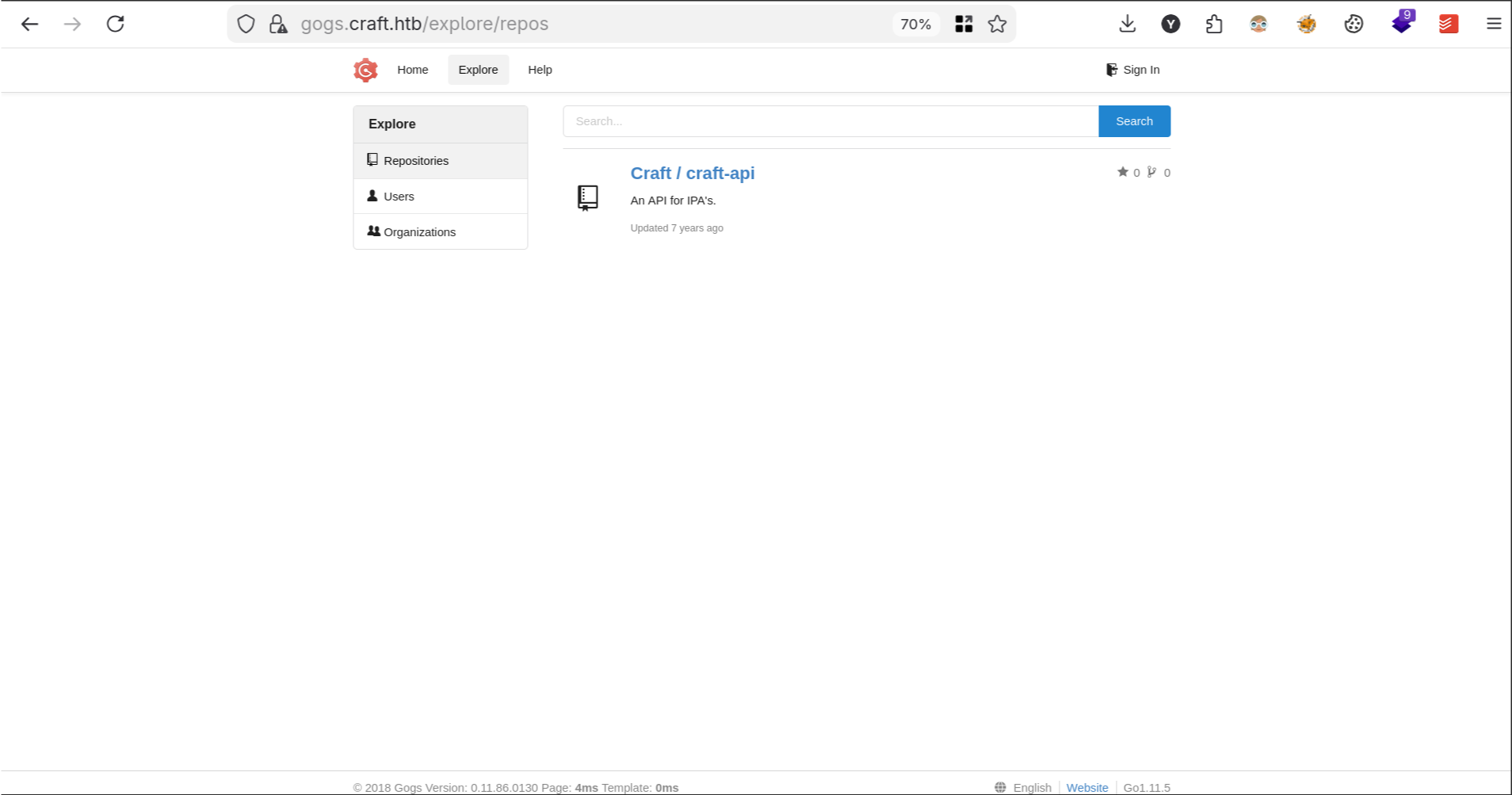 craft-api repository