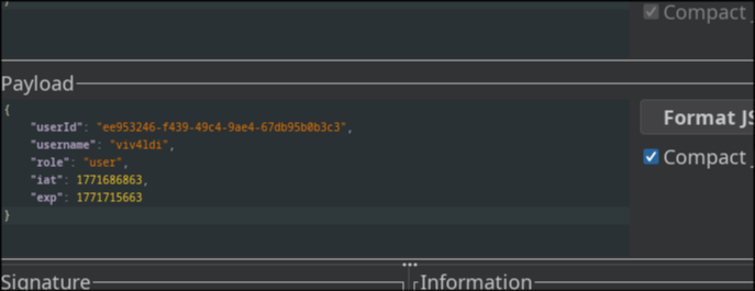 JWT payload
